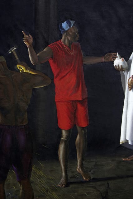 Babajide Olantunji - History of the Yorubas ( Volume I) - African Painting MoMAA
