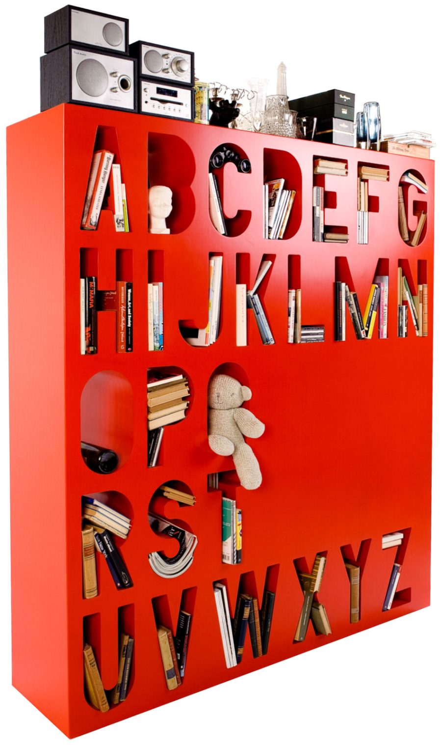Alphabet Shelf Room Divider Aakkoset