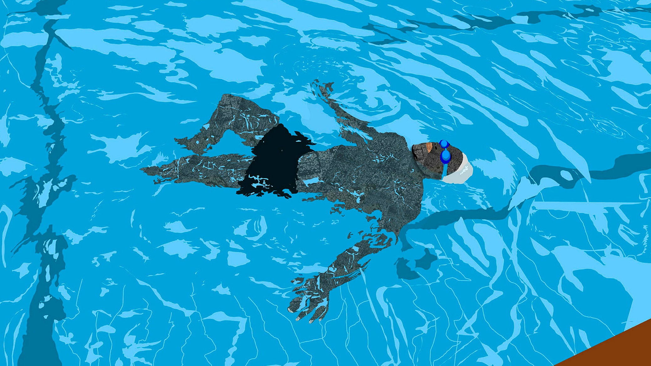 Osinachi’s ‘Man in a Pool III’ (2021) © Christie’s Images