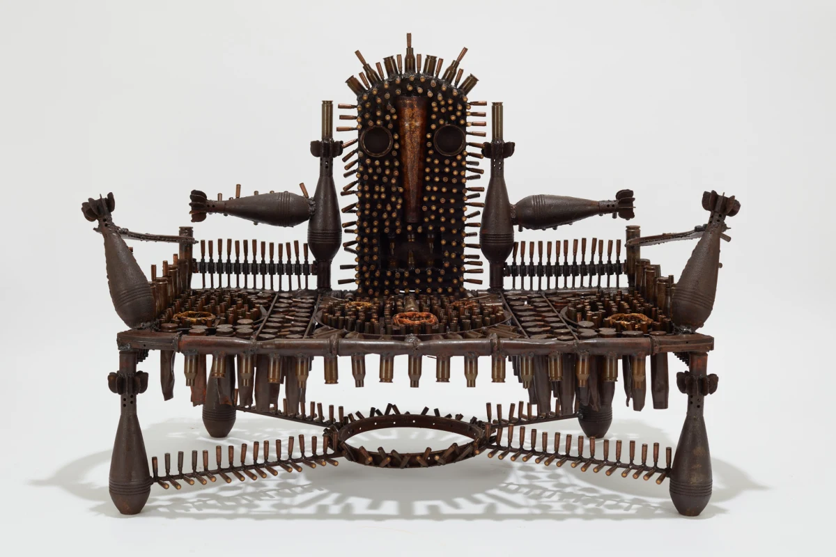 African Artists Working with Recycled Materials: Transforming Waste into Art | © Goncalo MabundaThe Impenetrable Throne, 2019