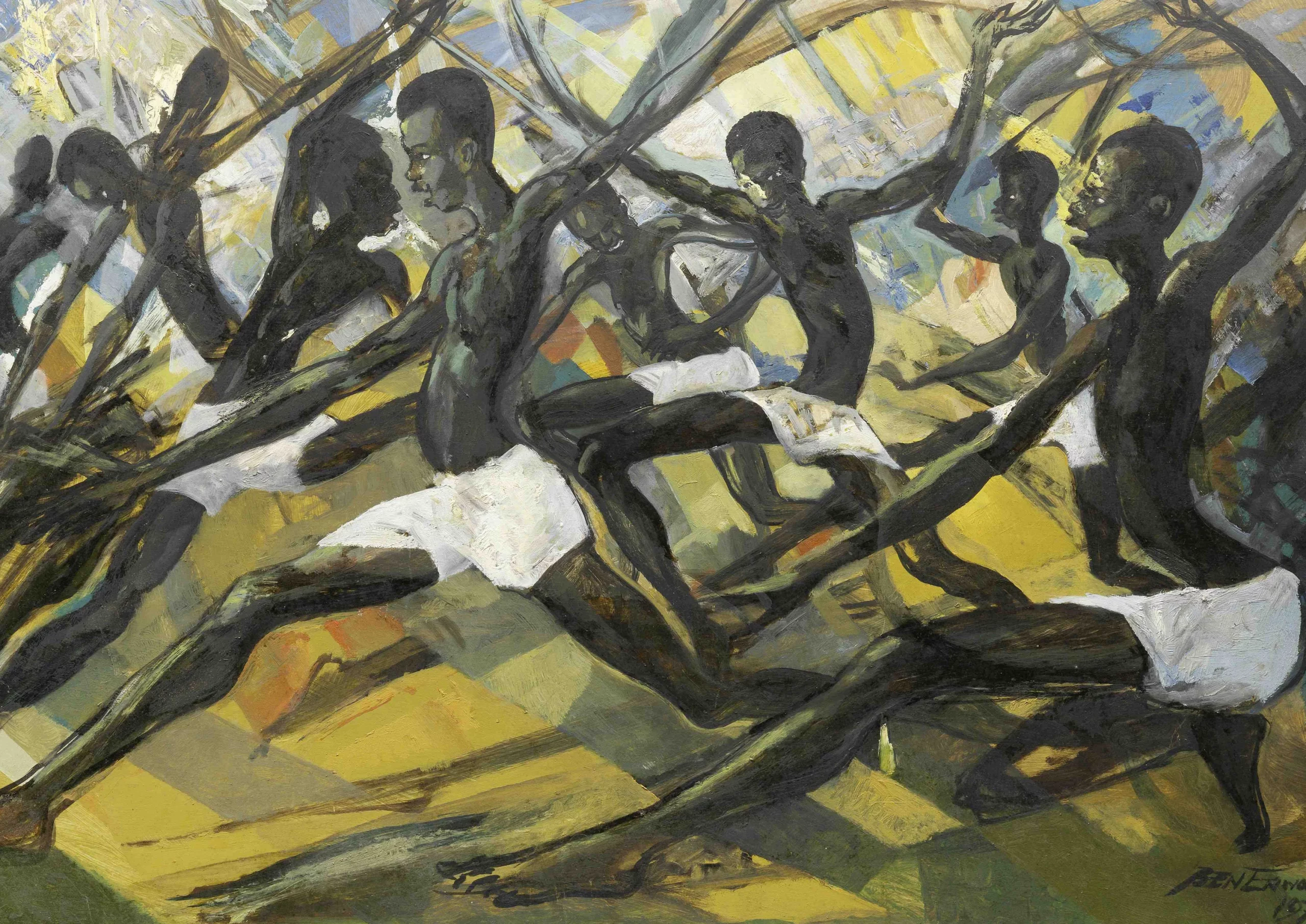 Labour Day: Honouring Workers through African Art | Ben Enwonwu Princes of Mali 1976