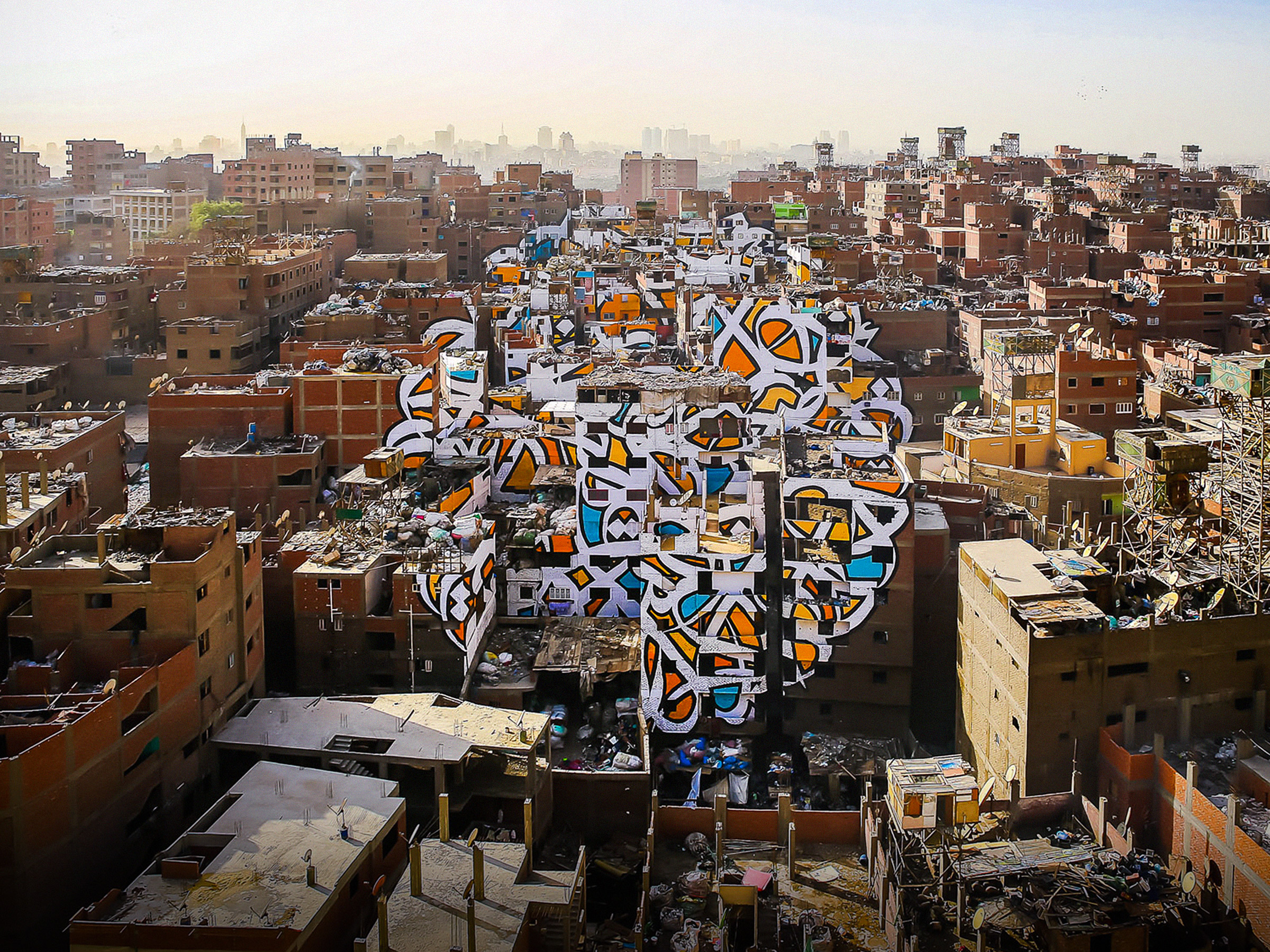 A project of peace, painted across 50 buildings