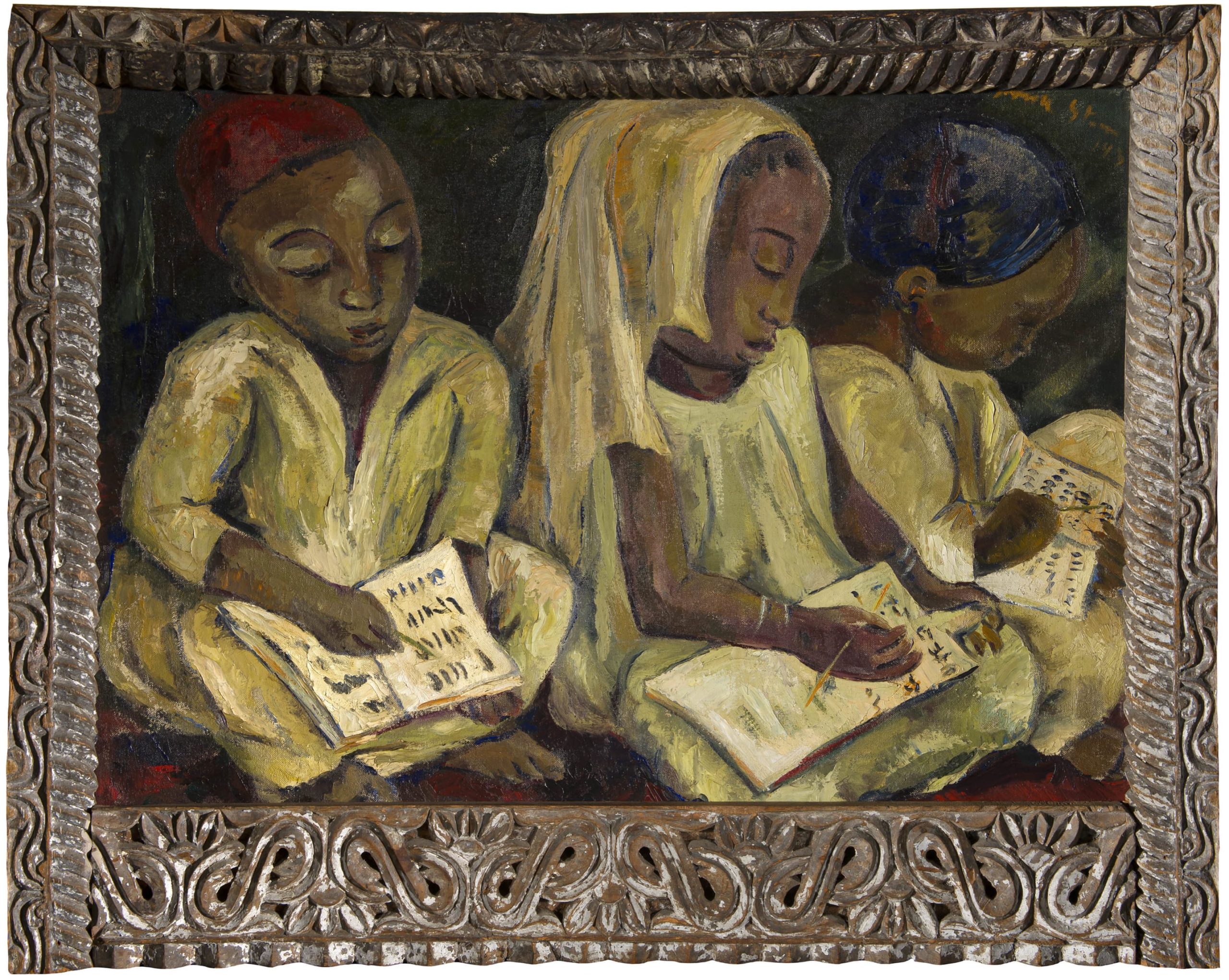 Irma Stern titled Children Reading The Koran