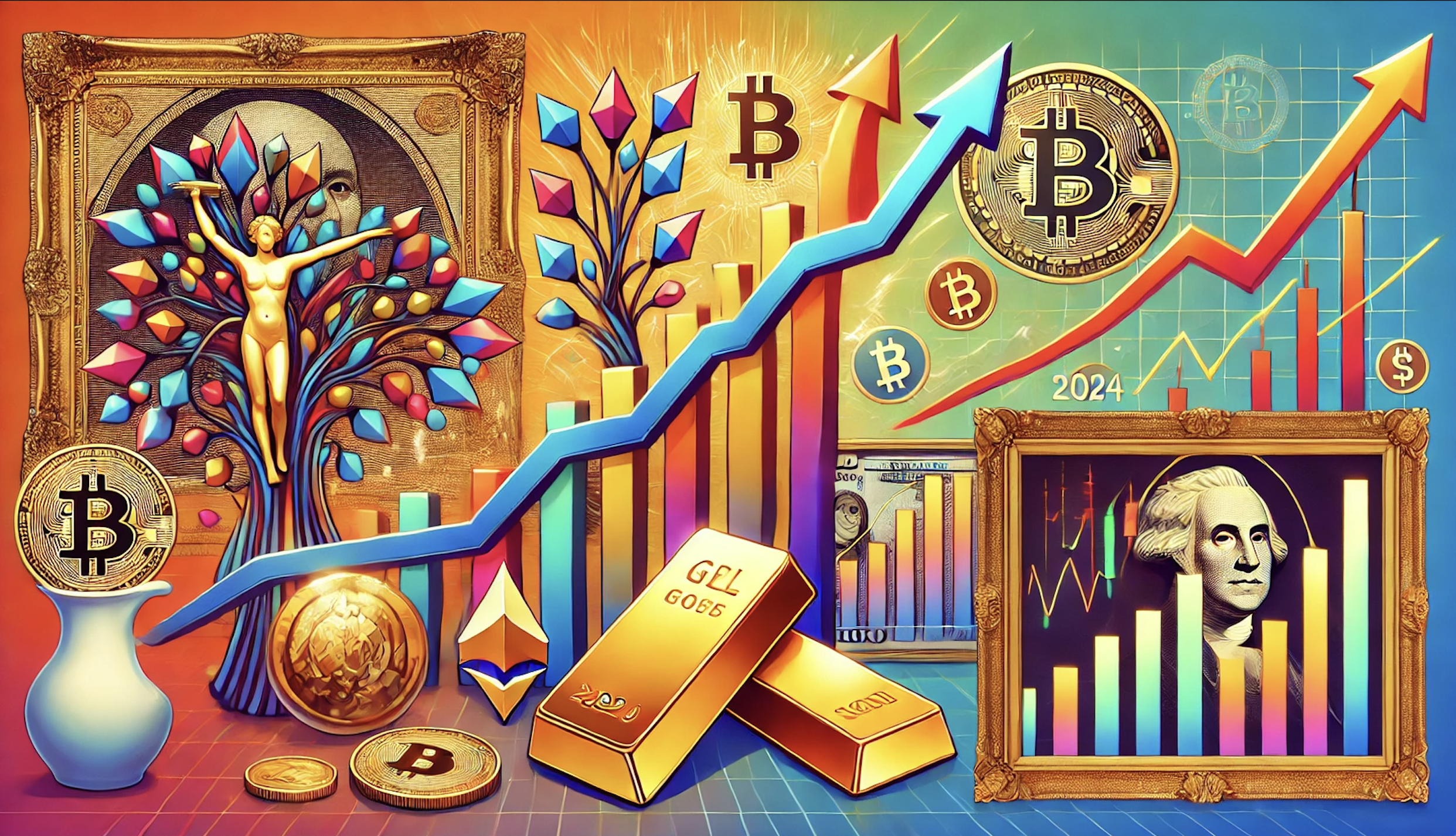 Art Market Outpaces Gold and Bitcoin in 2024 Economic Downturn